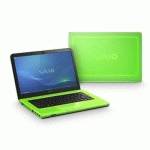ноутбук Sony Vaio VPC-CA1S1RG Салатовый