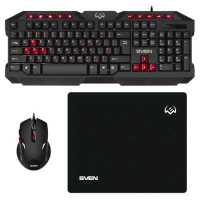 клавиатура Sven GS-9200 Черный-красный
