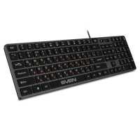 клавиатура Sven KB-E5000 Серый-черный