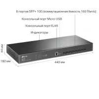 коммутатор TP-Link TL-SX3008F